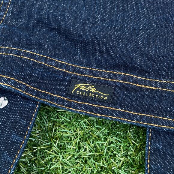 FUBU The Collection 2000's Women's Y2K Denim Jean Jacket - Picture 6 of 6